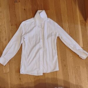 Elegant Kids White Button-Down Shirt